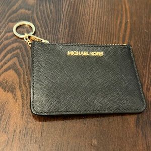 Black Michael kors wallet keychain